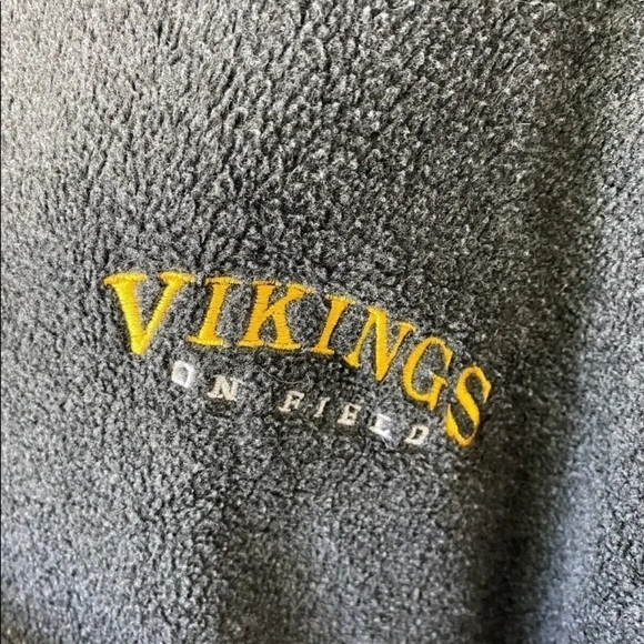 Mens Minnesota Vikings NFL Puma Sz 2XL XXL Jacket Reversible Full Zip Logo Hood - Picture 5 of 10